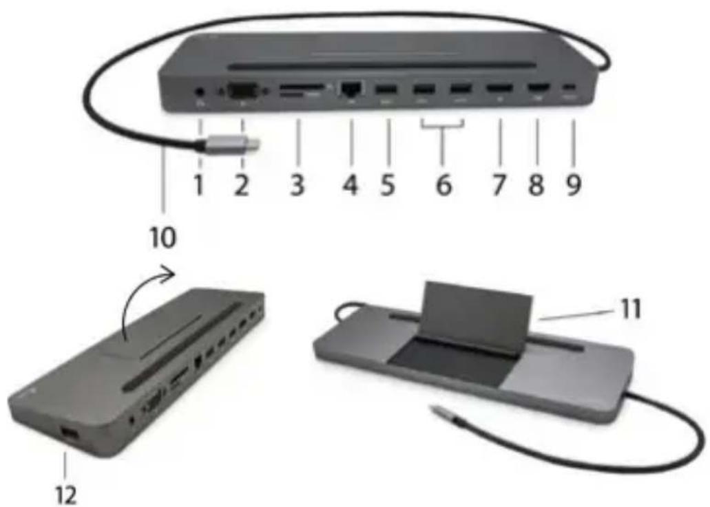 i-TEC C31FLATDOCKPRO - POPIS DOKOVACÍ STANICE - 1