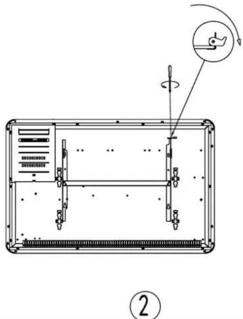 Technical diagram of a device with labeled components and motion indicator, showing internal structure and rotation arrow.