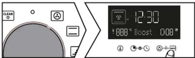 BRANDT BFH3412A - - Obsługa trybu Boost (podgrzewanie wstępne) - 1