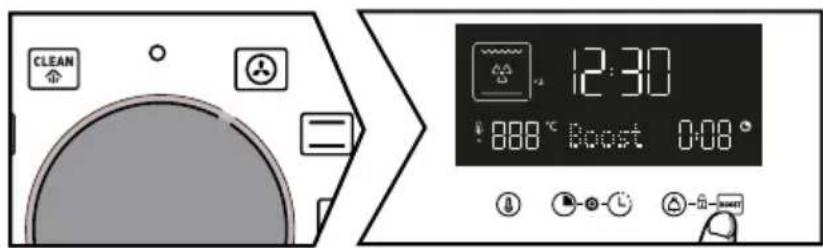 BRANDT BFH3412A - - Gebruik van de Boostmodus (voorverwarming) - 1