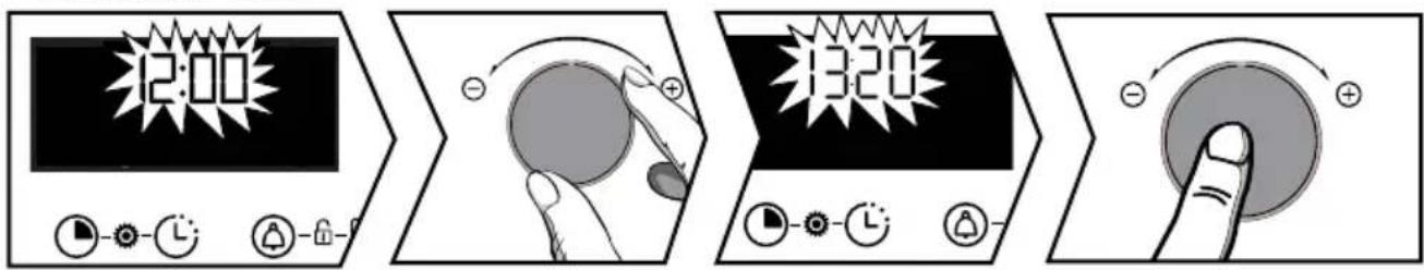 BRANDT BFH3412A - - Setting the clock - 1
