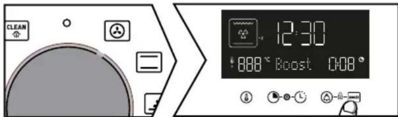 BRANDT BFH3412A - - Utilisation du mode Boost (préchauffage) - 1