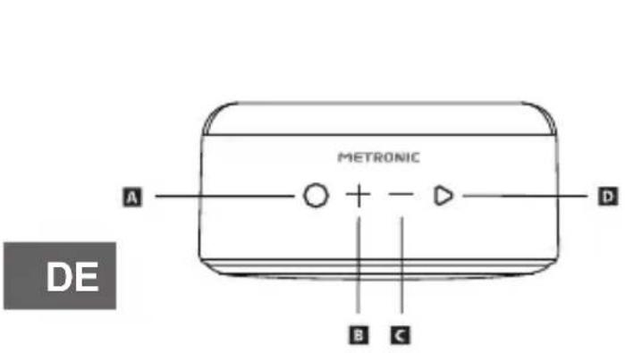METRONIC PIXEL 477350 - DE - Bedienungsanleitung zum Laufsprecher Pixel - 1