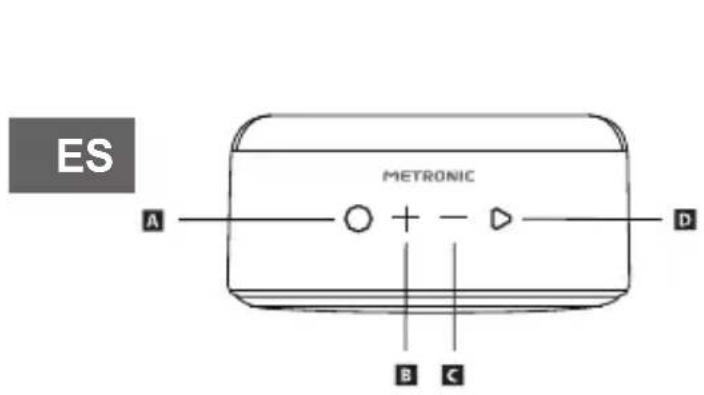 METRONIC PIXEL 477350 - ES - Manual de instrucciones altovoz TILE - 1