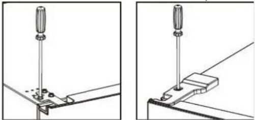 BRANDT BFC8560NW - Inverser le sens d'ouverture des portes - 9