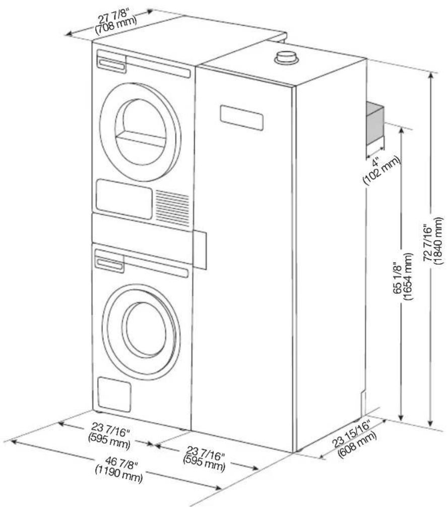 ASKO DC7784V.W - INSTRUCTION D'INSTALLATION - CONCEPT D'ENTRETIEN DU LINGE - 1