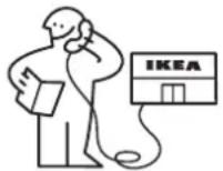 IKEA FRÖSLUNDA - Hvordan du kontakter du os i tilfælde af servicebehov - 1