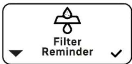 ECM Technika VI - Filter Reminder (Rappel de contrôle) - 2