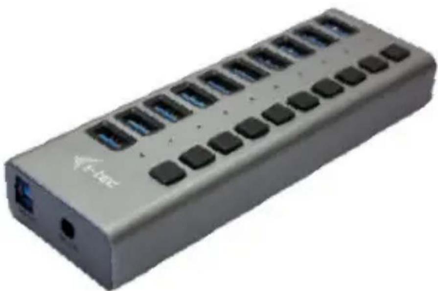 i-TEC U3CHARGEHUB10 - USB 3.0 CHARGING HUB 10 PORT + POWER ADAPTER 48 W - 1