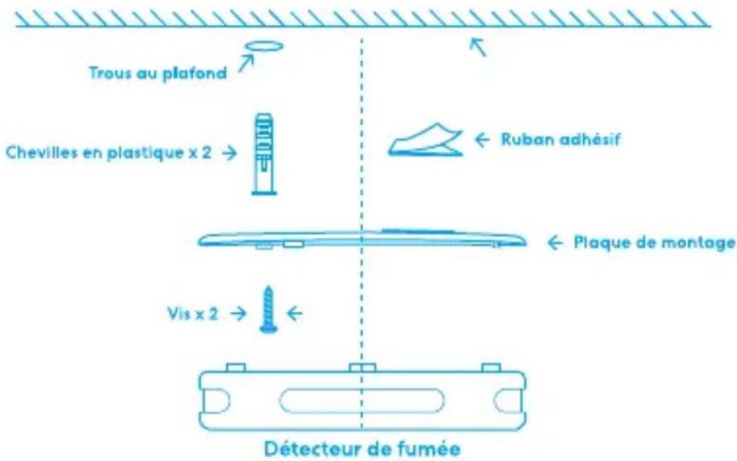 Meross MA151 - Installation de l'adhésif - 1