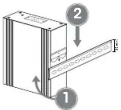 Intellinet 508957 - Installation du DIN-Rail - 1