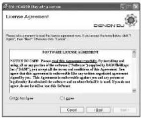 Denon DJ DNHC4500 - Instalación de update program (versión para Windows) - 2