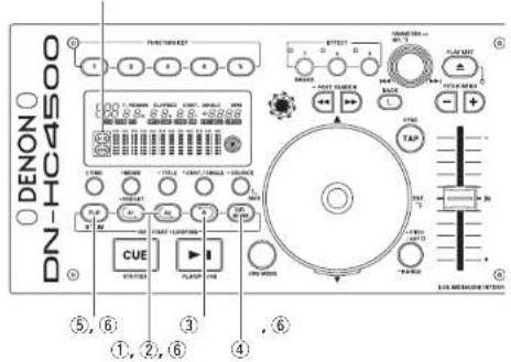 Denon DJ DNHC4500 - 6SEAMLESS LOOP/HOT START/STUTTER - 1