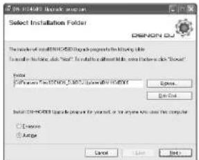 Denon DJ DNHC4500 - Installation des Aktualisierungsprogramms (Windows-Version) - 2