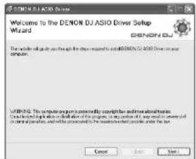 Denon DJ DNHC4500 - Installation du pilote ASIO - 1