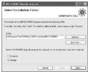 Denon DJ DNHC4500 - Installation du logiciel update program (version pour Windows) - 3