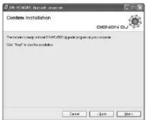 Denon DJ DNHC4500 - Installation des Aktualisierungsprogramms (Windows-Version) - 4