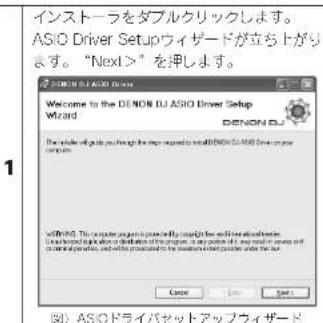 Denon DJ DNHC4500 - ASIOドライバのインストール - 1