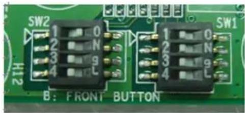 Advantech POC624 - SW2 Panel Resolution/Type Setup - 2