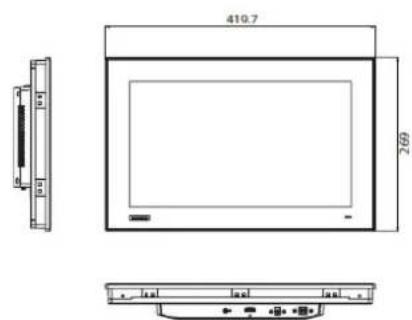 Advantech FPM221W - 15.6"型号 - 4