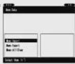 Denon DJ BU5501 - Memo Data mode - 2