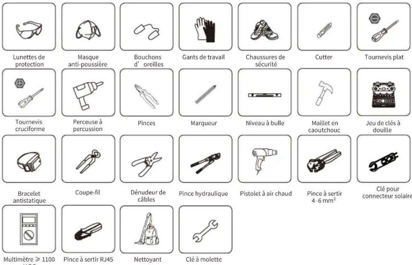 Deye SUN12KG06P3EUBM2P1 - Outils d'installation - 1