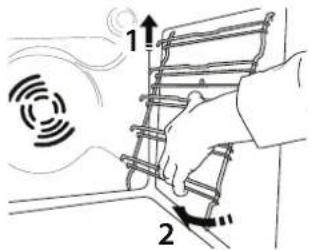 WHIRLPOOL WOI4IS8PM0SXA1 - ABBASSARE LA RESISTENZA SUPERIORE (SOLO IN ALCUNI MODELLI) - 1