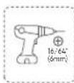 eufy eufyCam S3 Pro - Position & Drill Holes (for Concrete or Brick Wall) | Positionner et percer des trous (pour un mur en béton ou en brique) - 4