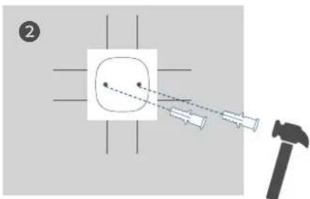 eufy eufyCam S3 Pro - Position & Drill Holes (for Concrete or Brick Wall) | Positionner et percer des trous (pour un mur en béton ou en brique) - 7