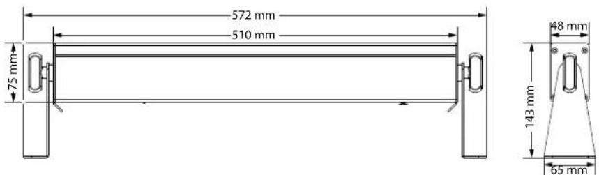 Stairville SonicPulse LED Bar 10 - SonicPulse LED Bar 05 (item no. 580868) - 1