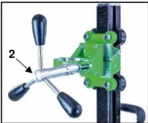 Eibenstock BST 162 H - Mounting the core drill machine - 2