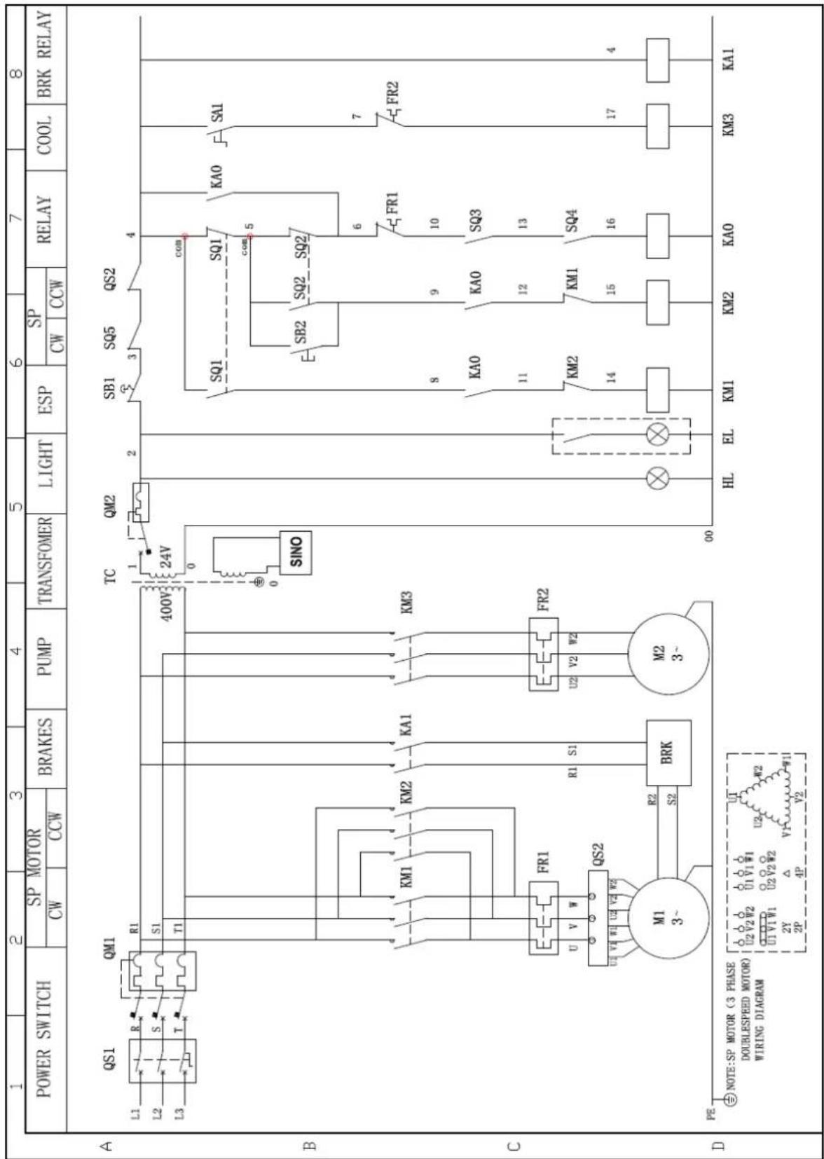 Holzmann ED1500KDIG - SCHALTPLAN / WIRING DIAGRAM / SCHÉMA ÉLECTRIQUE / DIAGRAMA DO CIRCUITO / ZAPOJOVACÍ SCHÉMA - 1