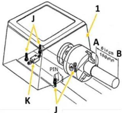 Holzmann ED1500KDIG - Adjusting the headstock - 1