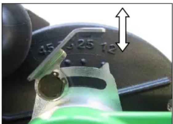 Eibenstock EMF 150.1 P - Pre-selection of the Cutting Depth - 1