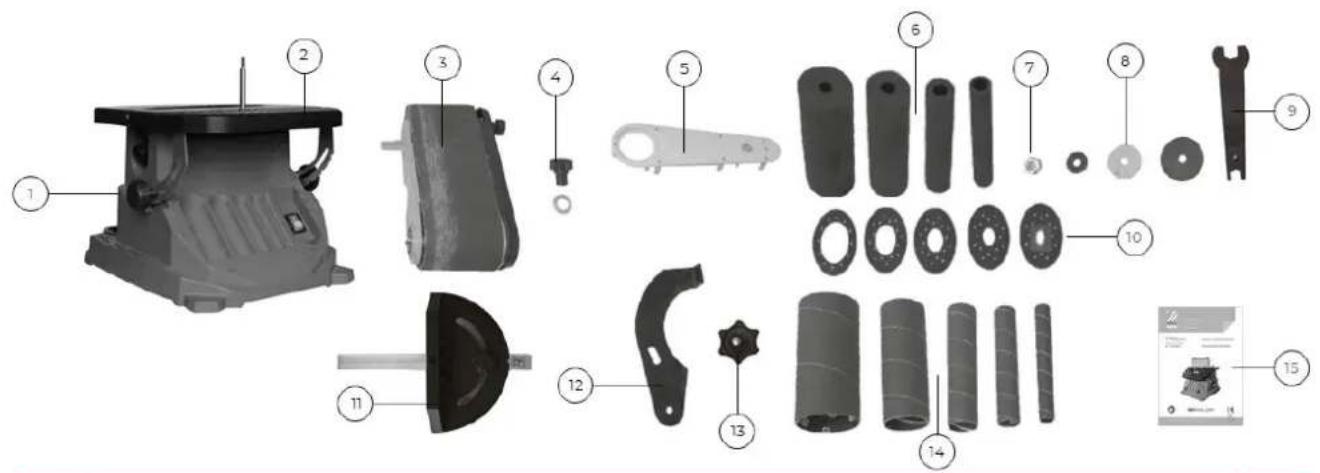 Holzmann OBS100A - Lieferumfang / Delivery content / Volumen de suministro / Contenu de la livraison - 1