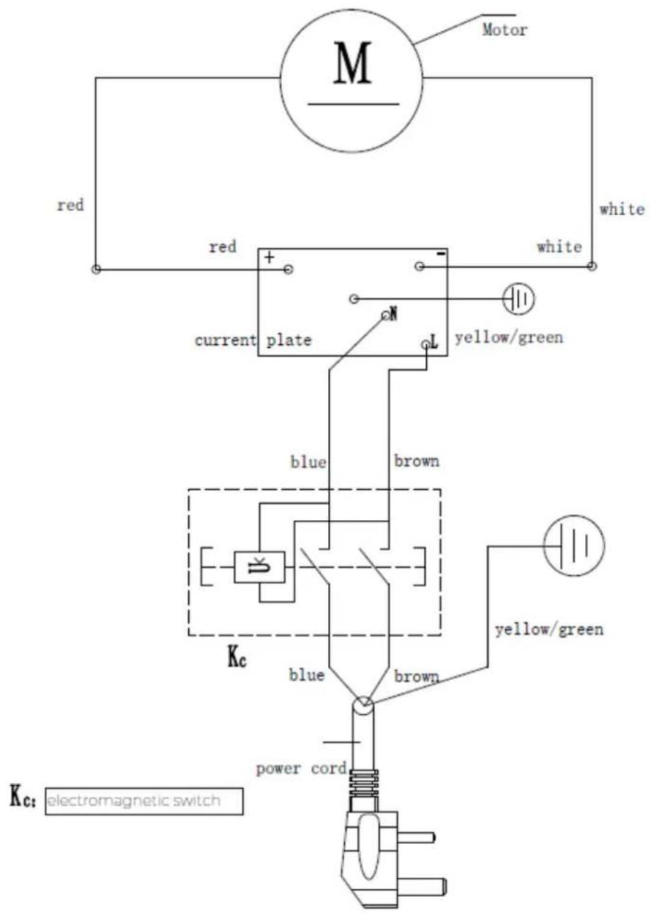 Holzmann OBS100A - ELEKTRISCHER SCHALTPLAN / WIRING DIAGRAM / DIAGRAMA ELECTRICO / SCHEMA ELECTRIQUE - 1