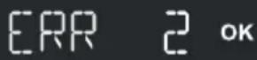 BLANCO CHOICE Icona - Messaggi di erre visualizzati sul display (Errors) - 1