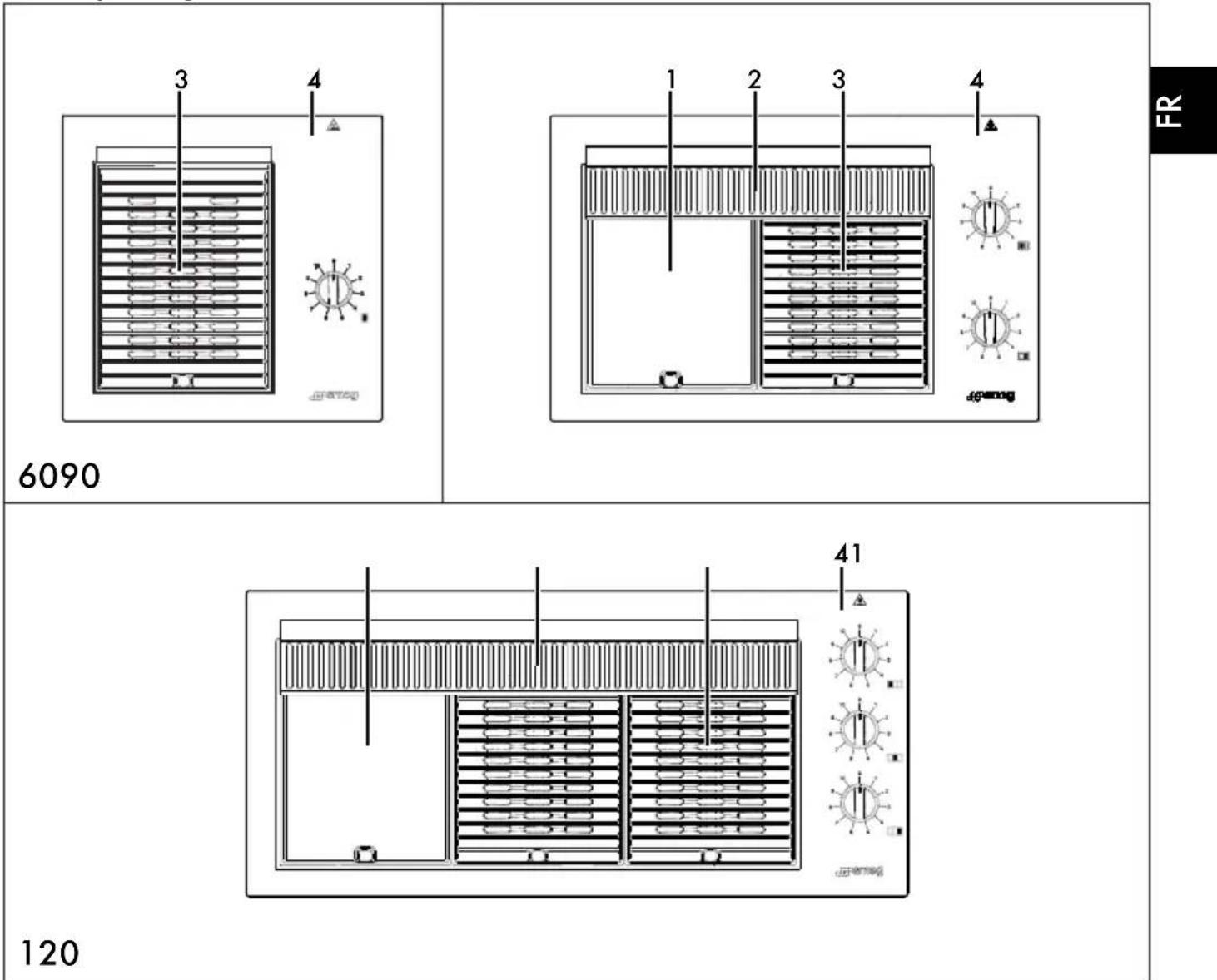 SMEG BBQE12X - Comment dire le manuel d'utilisation - 2