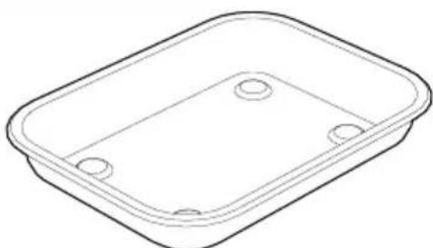 SMEG BBQE12X - Bac de récapération des graisses - 1