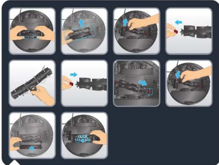 ROWENTA XPlorer Serie 70 RR8477 - De robot en bijbehorende accessoires onderhoden - 1