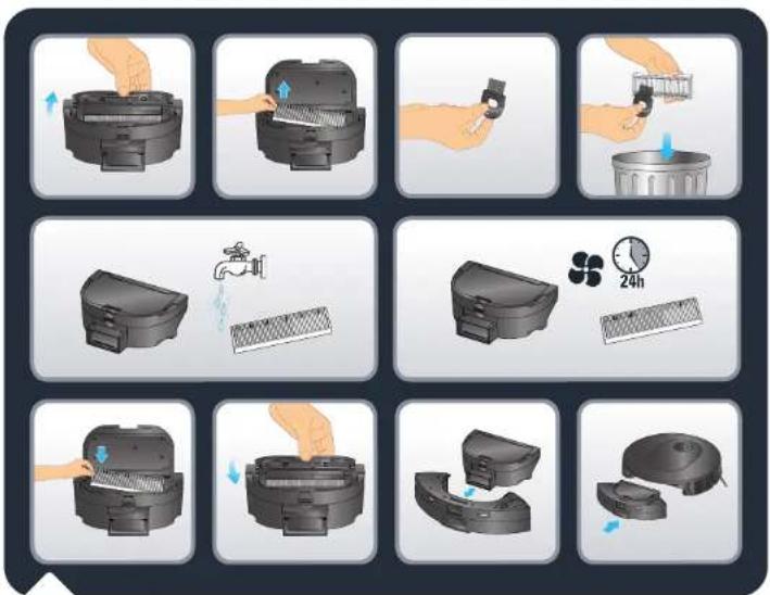 ROWENTA XPlorer Serie 70 RR8477 - FR Entretenir le robot et ses accessoires - 1