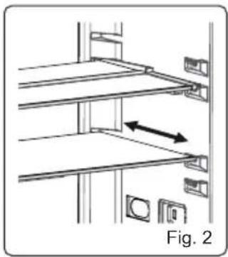 SHARP SJFBA06DTXLEEU - VerstellbaresGlasablage(bei einigen Modellen) - 2