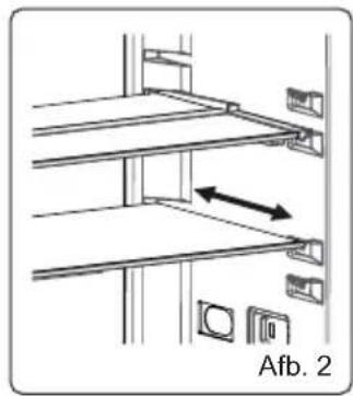 SHARP SJFBA06DTXLEEU - Verstelbaar glazen schap (in bepaalde modellen) - 2