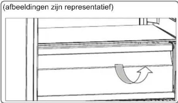 SHARP SJFBA06DTXLEEU - Koellade verwijderen: - 1