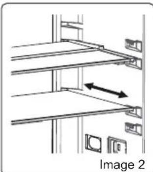 SHARP SJFBA06DTXLEEU - Étagère en verre régiable (Dans certains modèles) - 2