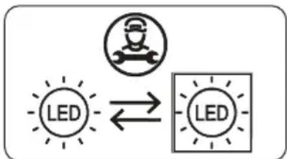 SHARP SJFBA06DTXLEEU - Vervangen van ledverlichting - 2