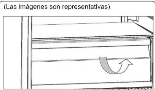 SHARP SJFBA05DTXWEEU - Extracción del estante enfiador: - 1