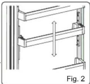 SHARP SJFBA05DTXWEEU - Ripiano porta regolabile (in alcuni modelli) - 2
