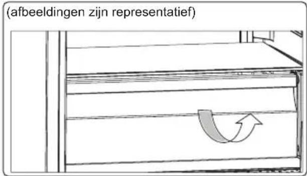 SHARP SJFBA05DTXWEEU - Koellade verwijderen: - 1