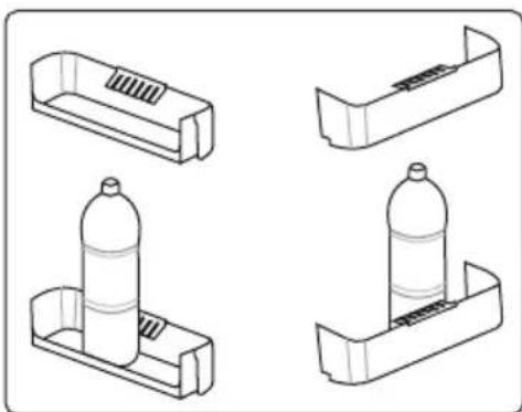 SHARP SJFBA05DTXWEEU - Portobotellas (En algunos modelos) - 2